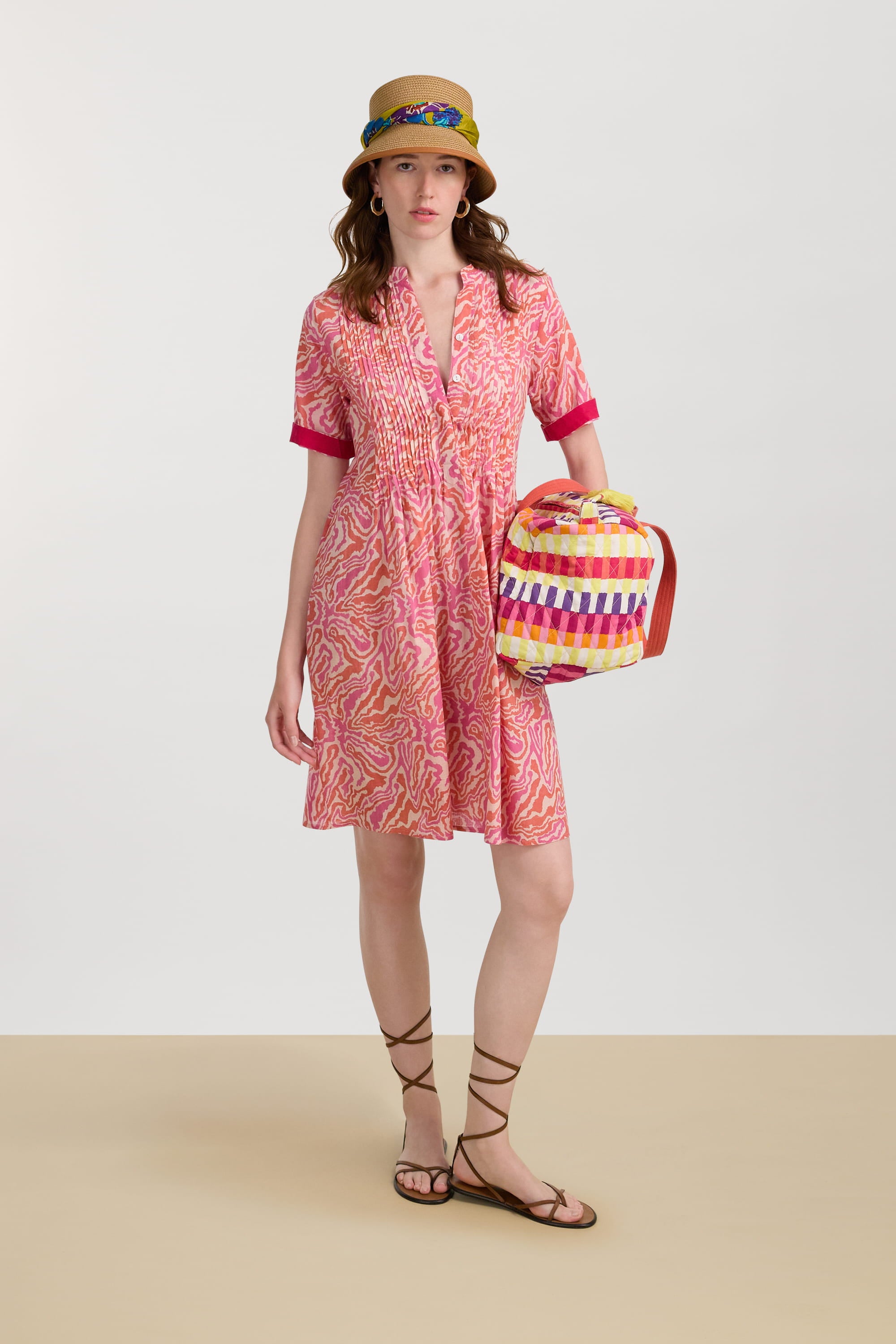RECO PRIX : 177 // Teena Dress Dragon Cloud Fuxia