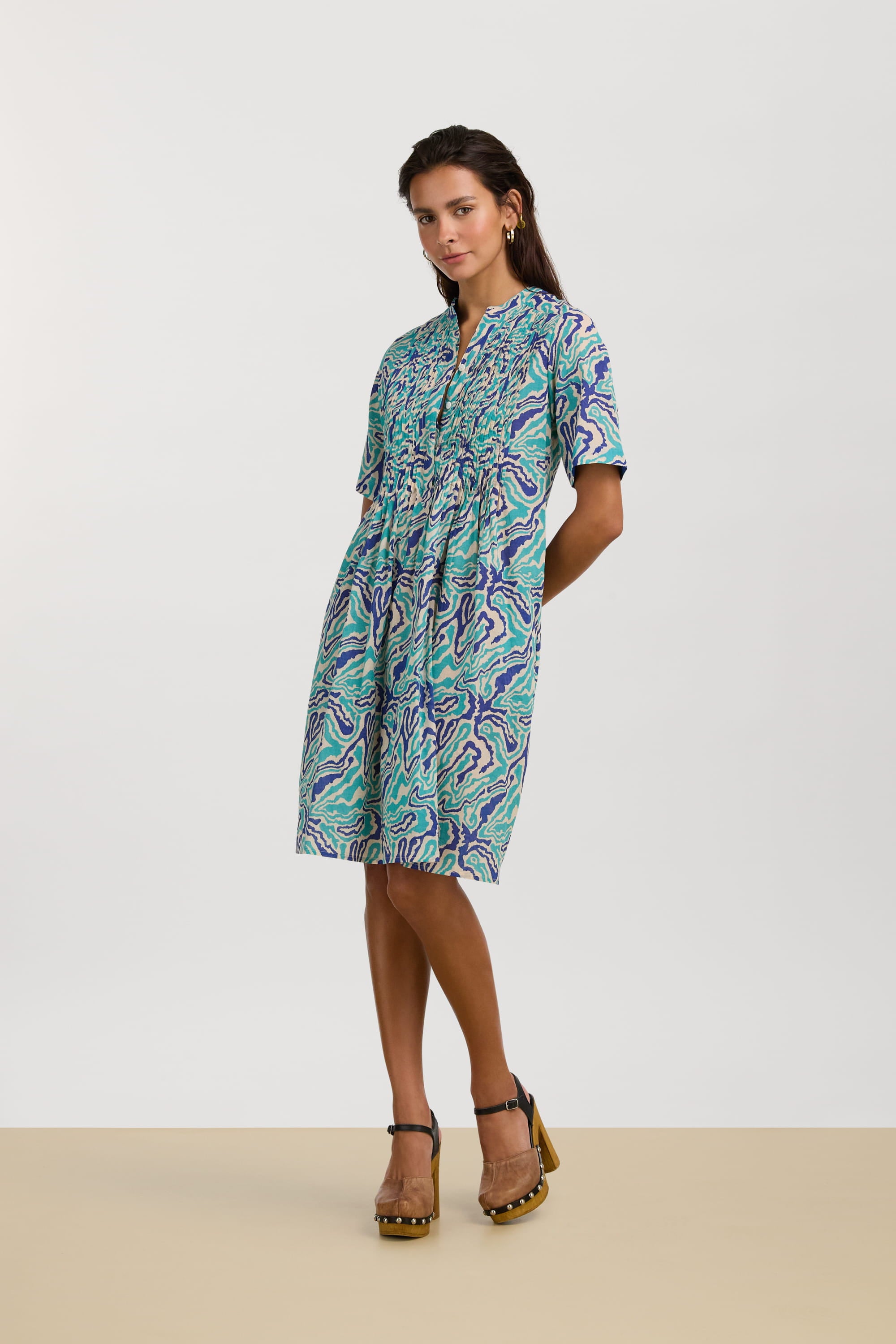 RECO PRIX : 177 // Teena Dress Dragon Cloud Aqua