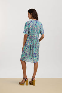 RECO PRIX : 177 // Teena Dress Dragon Cloud Aqua