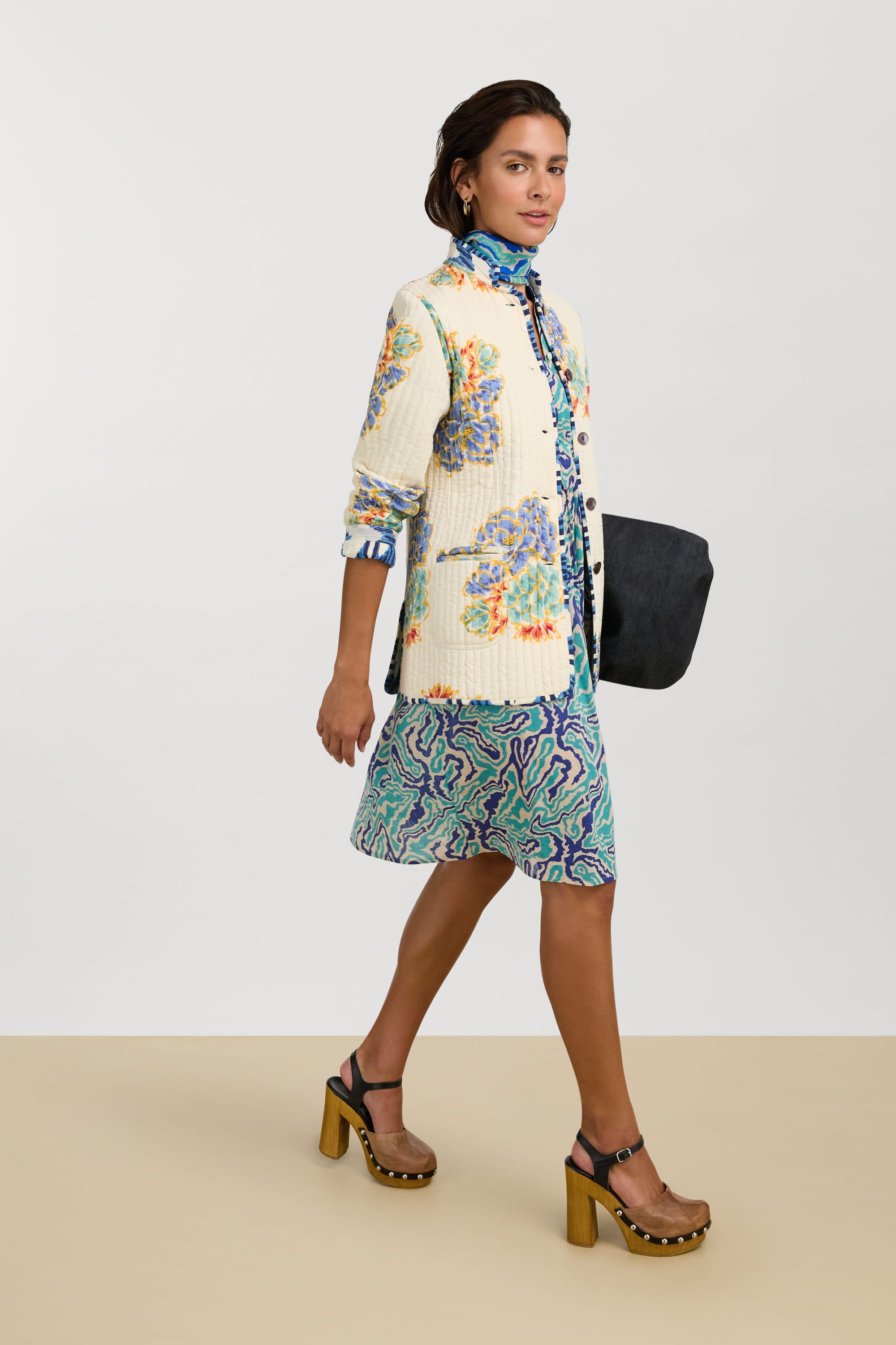 RECO PRIX : 177 // Teena Dress Dragon Cloud Aqua