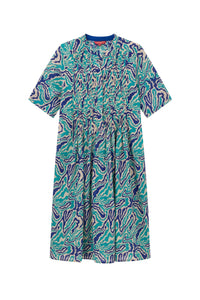 Teena long cotton dress - Neutral