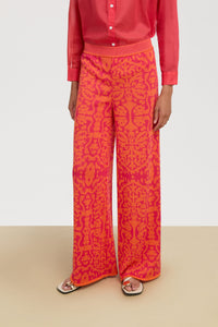 RECO PRIX : 204 // Theresa Pants Damask Design Orange
