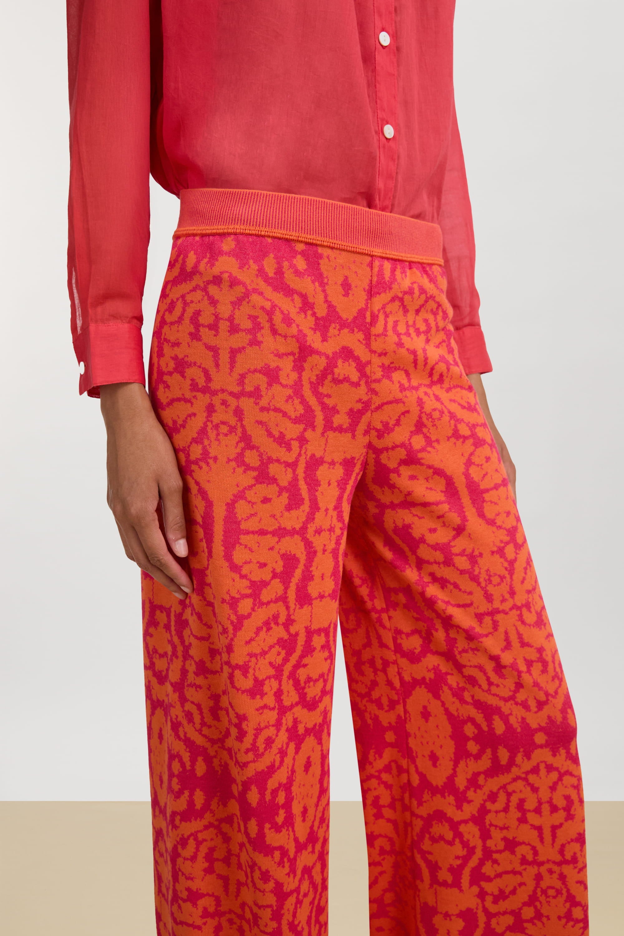 RECO PRIX : 204 // Theresa Pants Damask Design Orange
