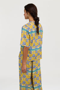 RECO PRIX : 141 // T Shirt V Neck Japan Bounch Blue