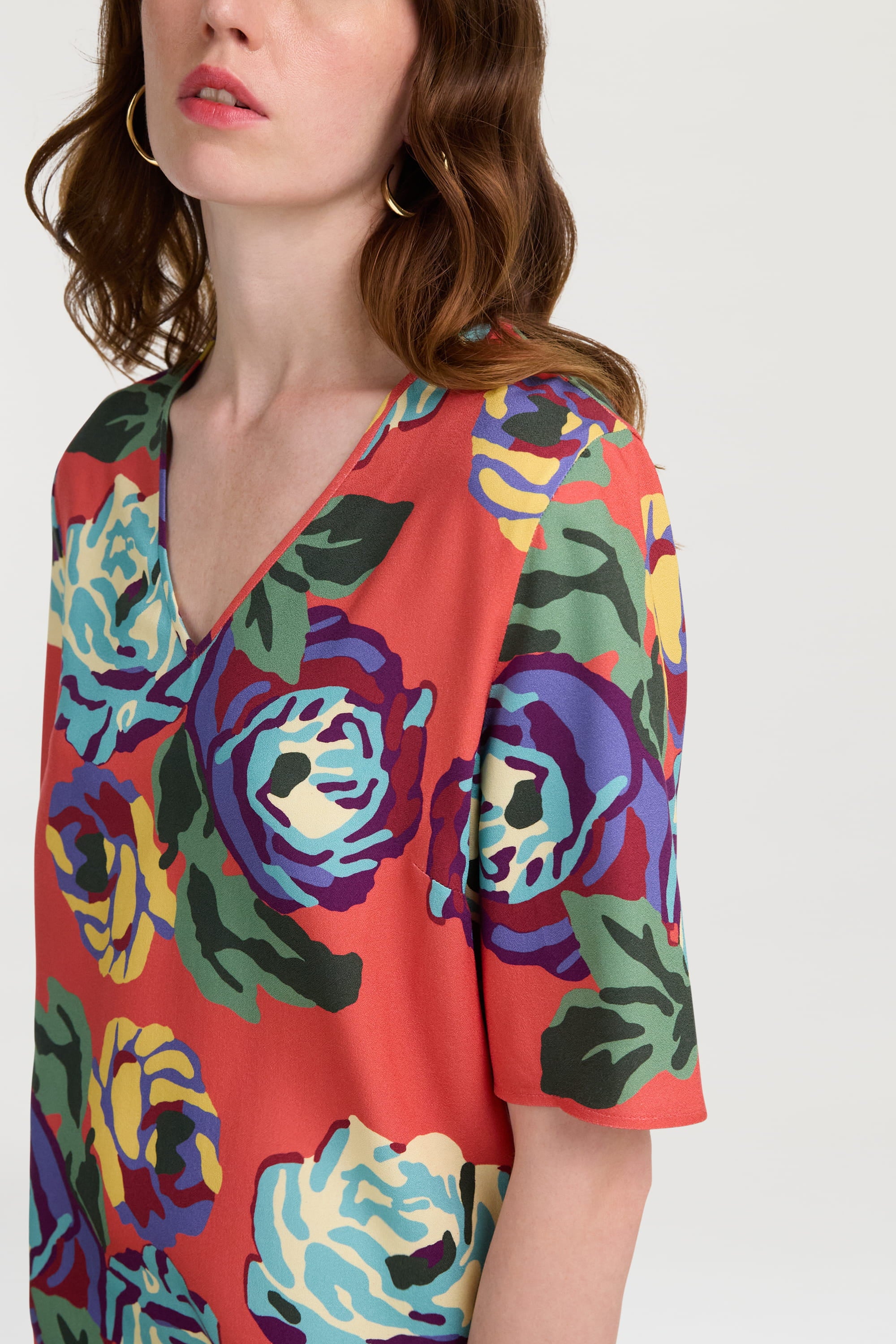RECO PRIX : 141 // T Shirt V Neck Nizam Old Pink