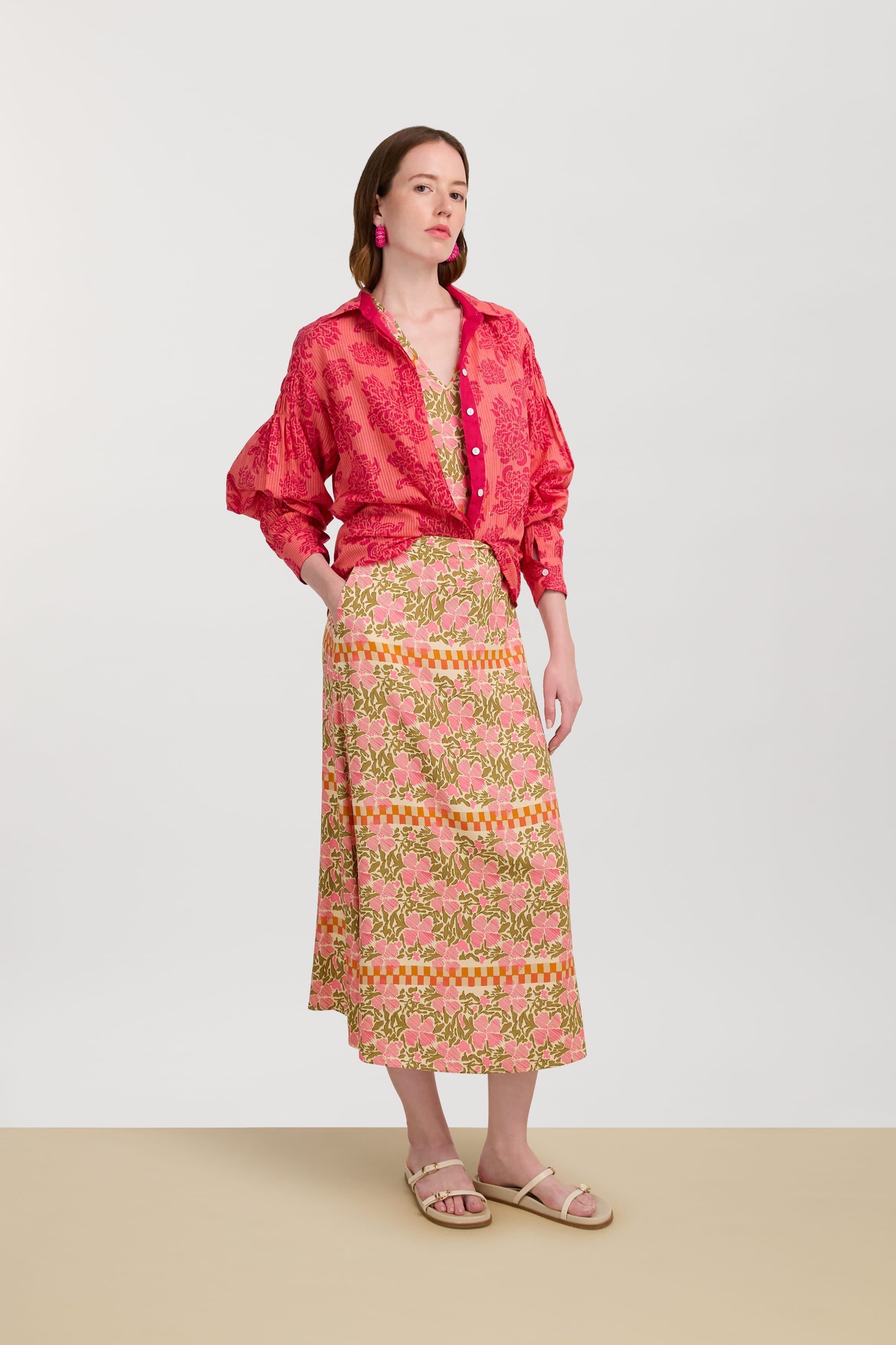RECO PRIX : 207 // Tulip Skirt Japan Bunch Pink
