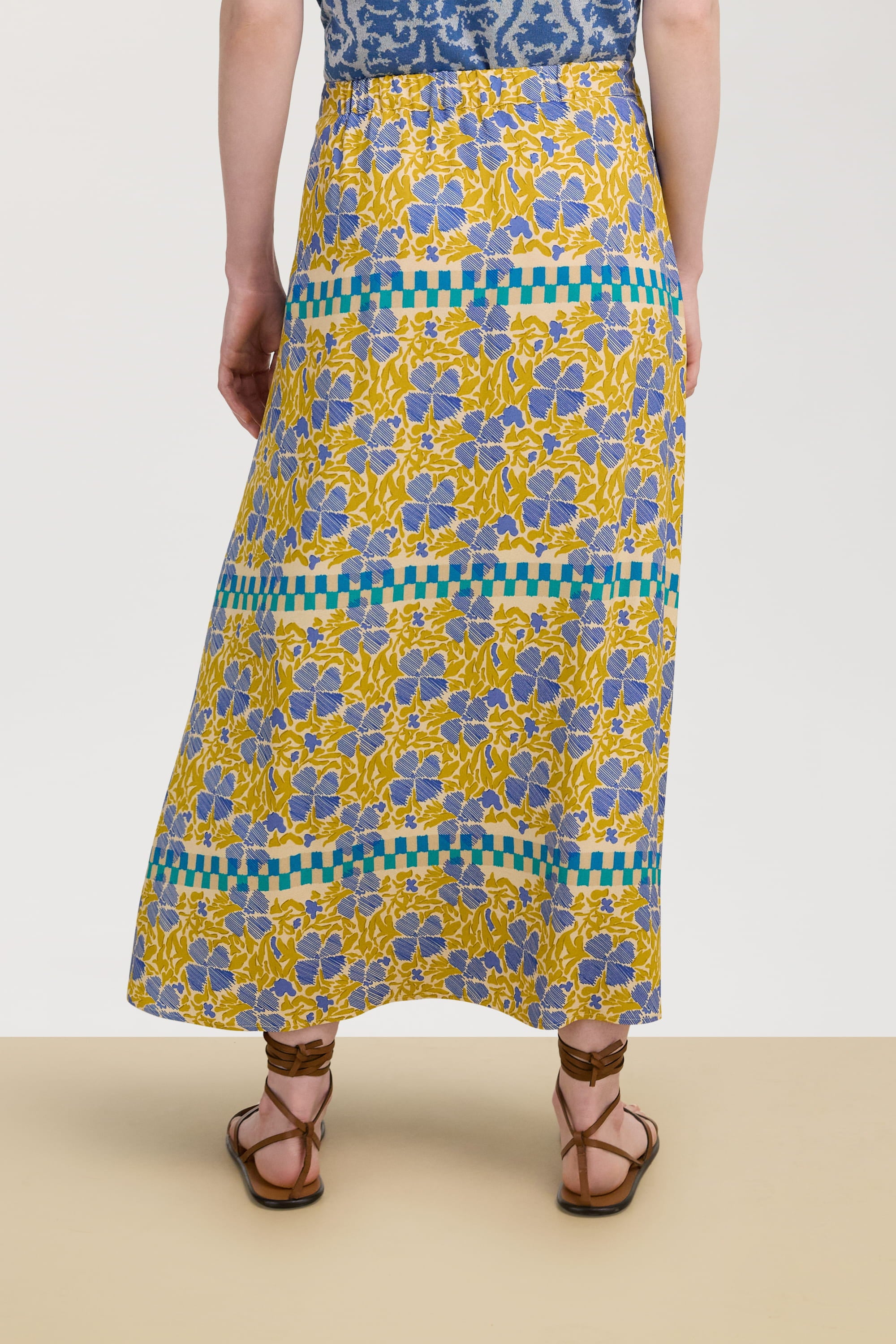 RECO PRIX : 207 // Tulip Skirt  Japan Bounch Blue