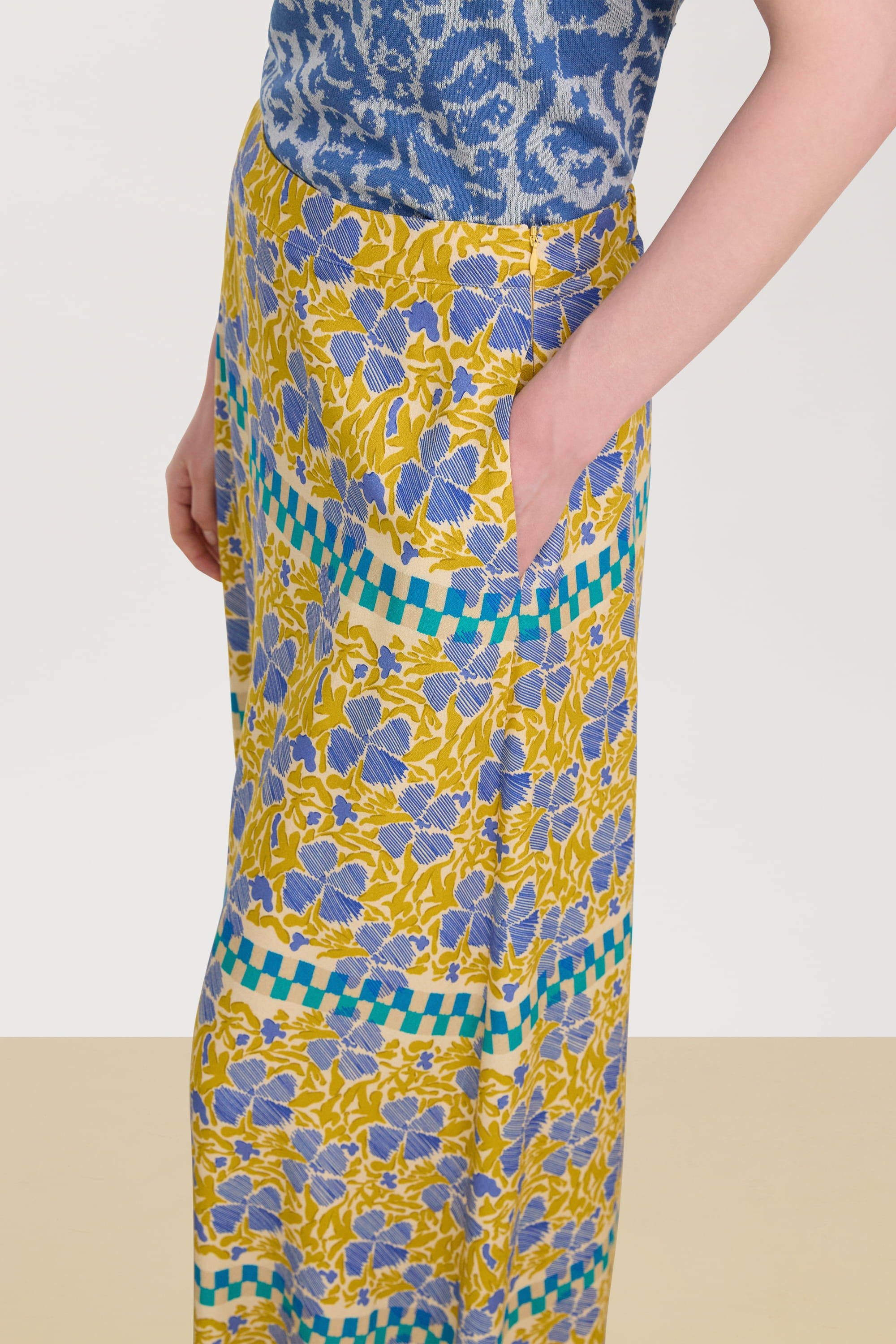 RECO PRIX : 207 // Tulip Skirt  Japan Bounch Blue