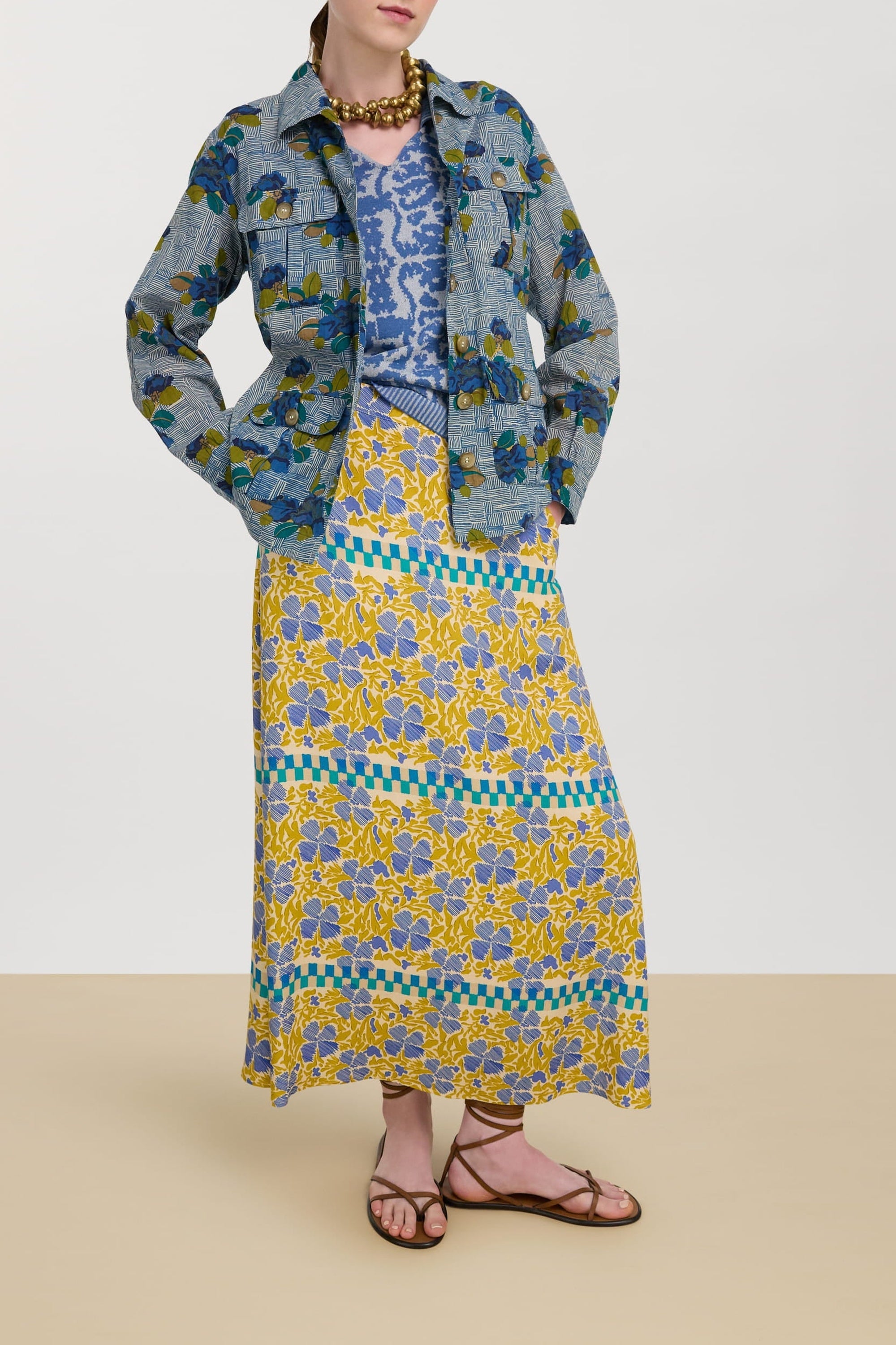 Tulip Skirt - Blue