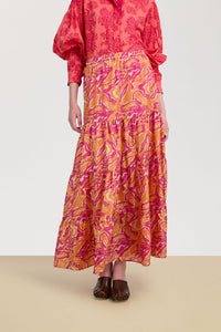 RECO PRIX : 177 // Tulsi Skirt Dragon Cloud Fuxia