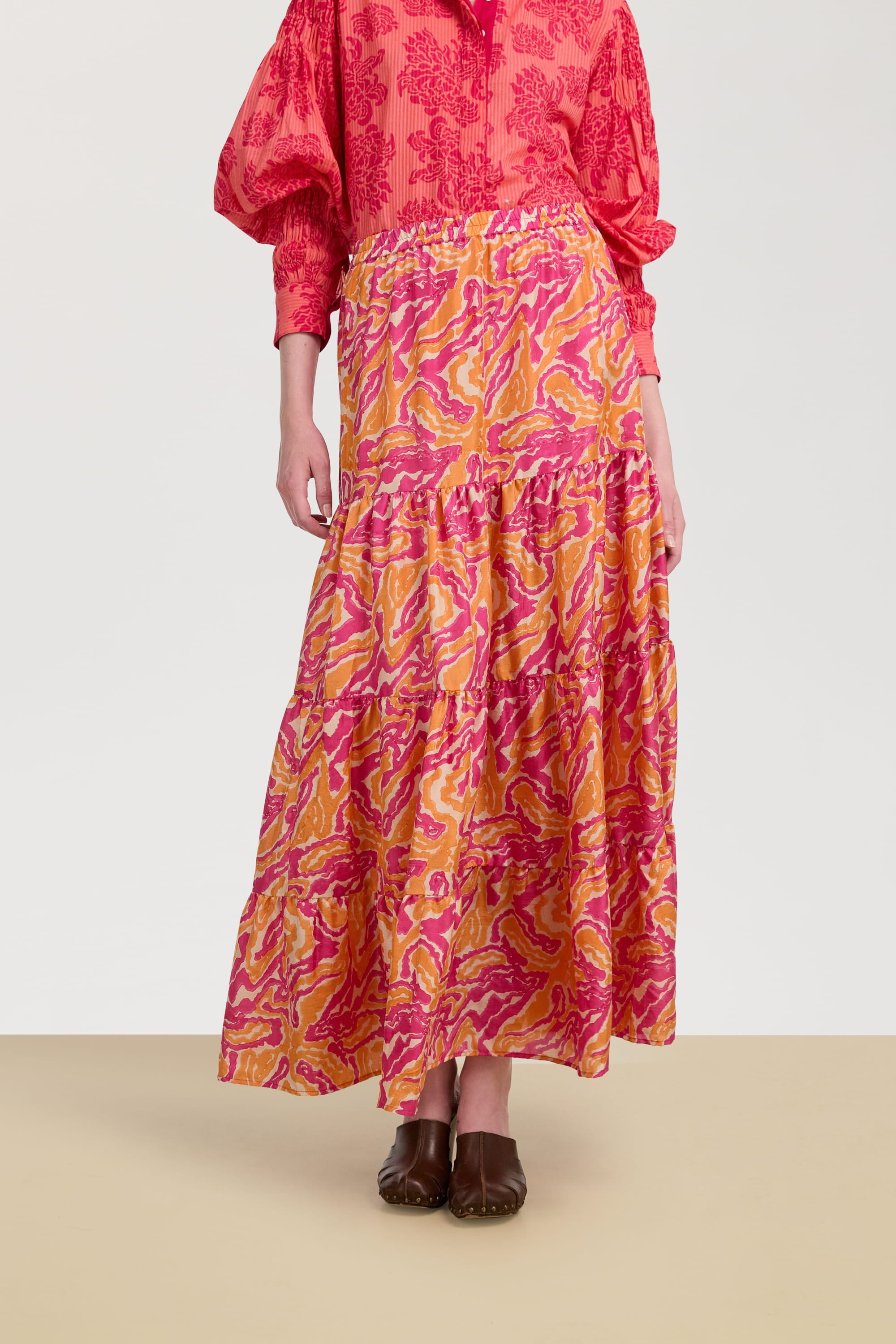 RECO PRIX : 177 // Tulsi Skirt Dragon Cloud Fuxia