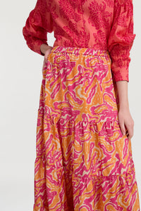 RECO PRIX : 177 // Tulsi Skirt Dragon Cloud Fuxia