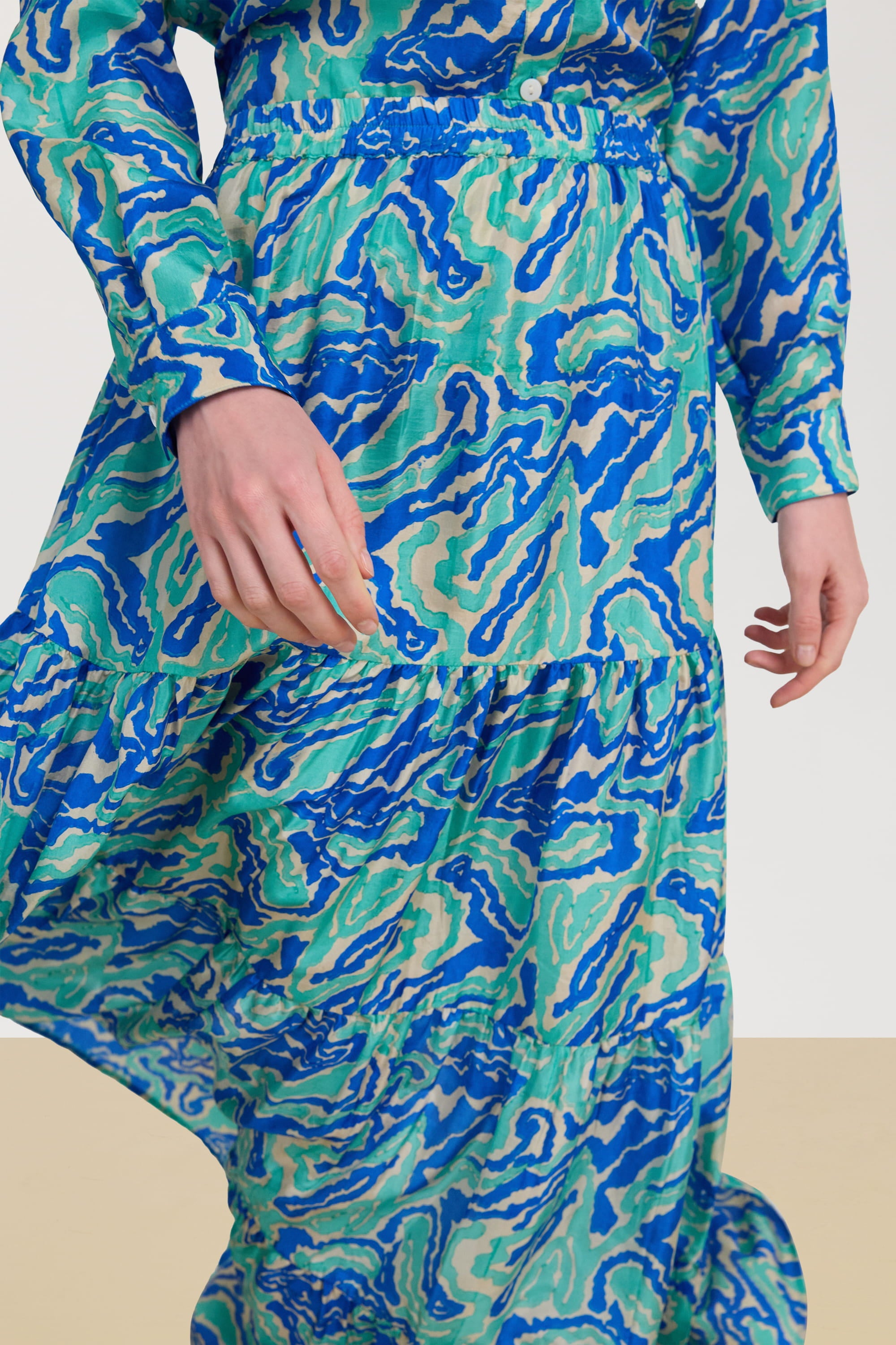 RECO PRIX : 177 // Tulsi Skirt Dragon Cloud Aqua