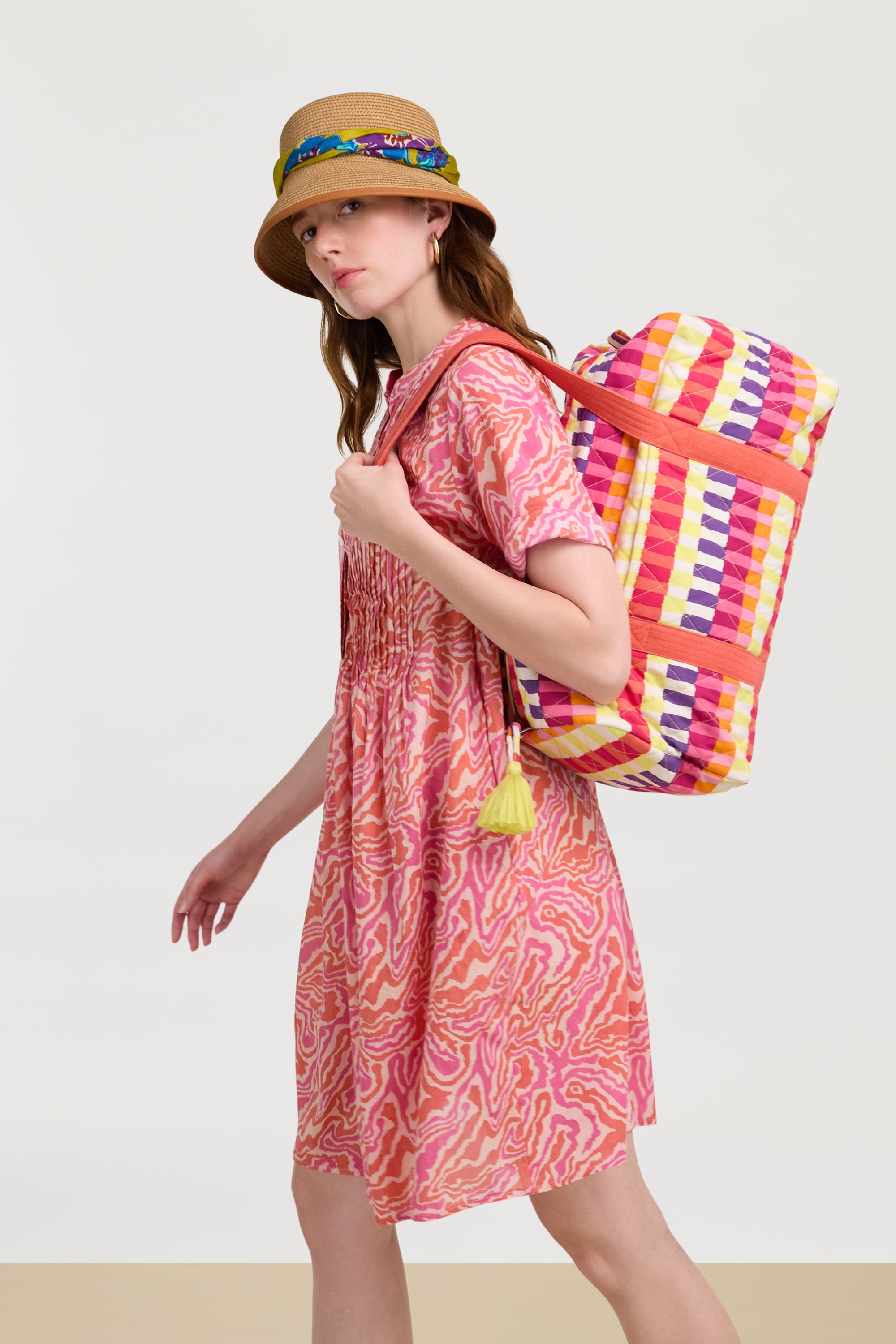 RECO PRIX : 177 // Weekend Bag Kusama Check Rany