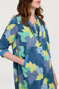 Xenia long cotton jacket - Neutral
