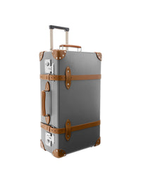 Valise soute Centenary 2 roues - Gris & Caramel & Chrome