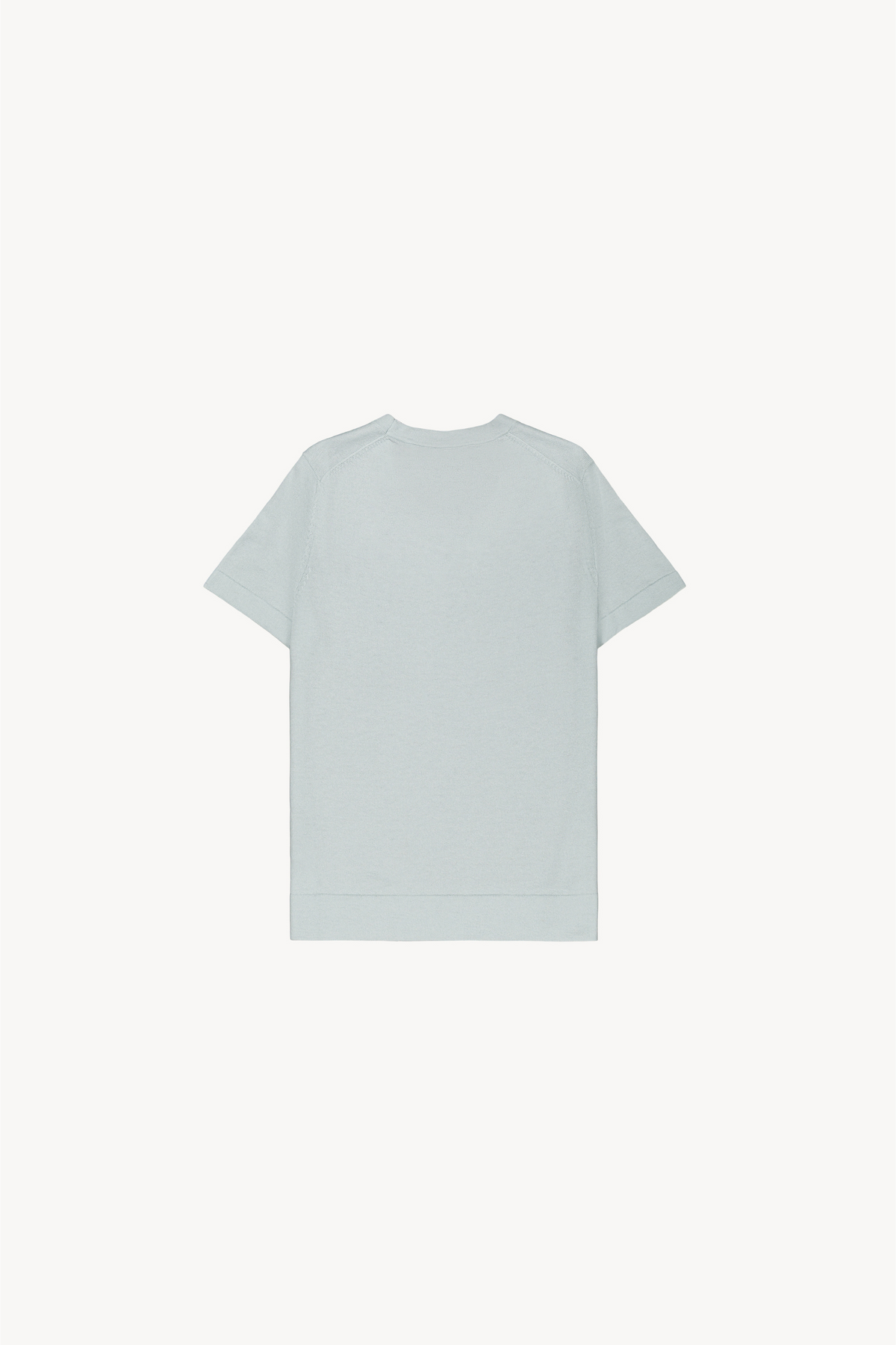 Top col rond manch court - Vert Deau
