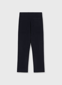NAVY KNIT PANTS