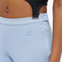 2pcs RELIQUAT 120€ / Pantalon iconique en maille côtelé - Sky