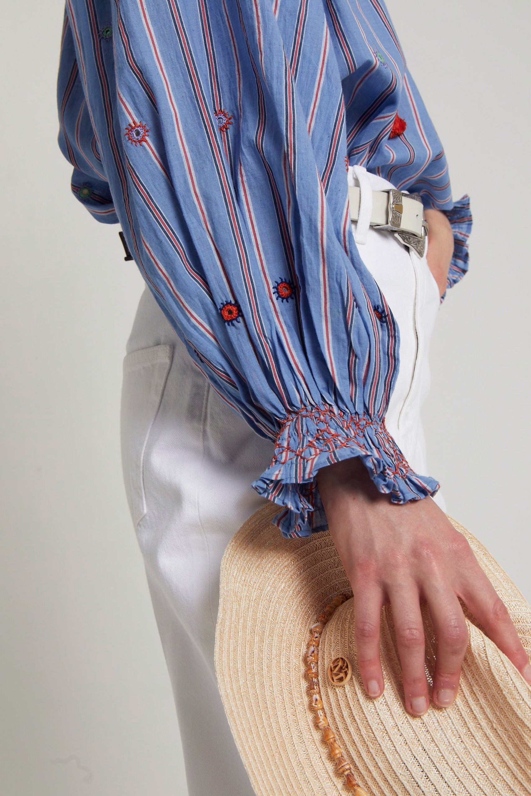 ZNOSTOCK_BLUE SHIRT SHAHI - Blue