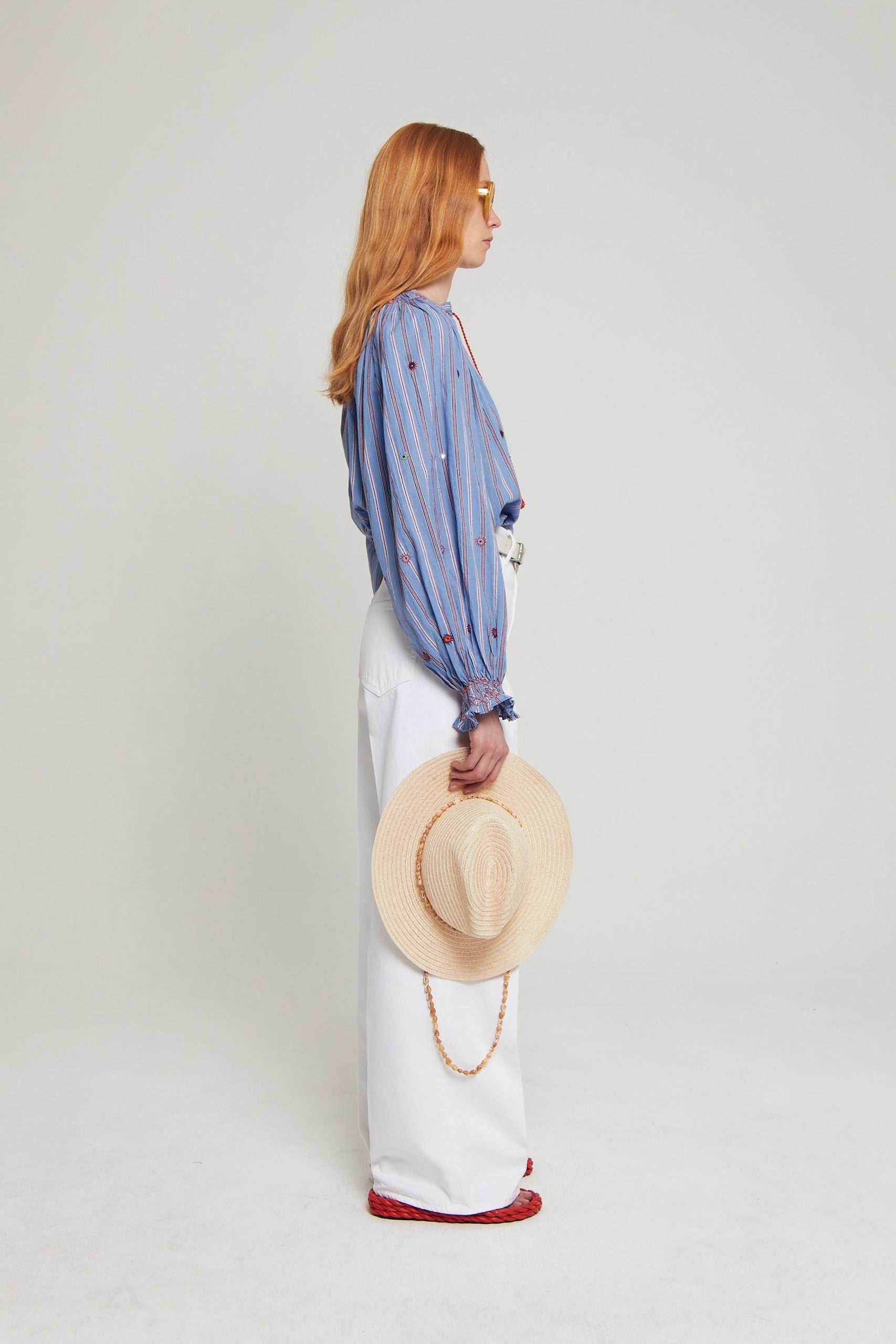 ZNOSTOCK_BLUE SHIRT SHAHI - Blue