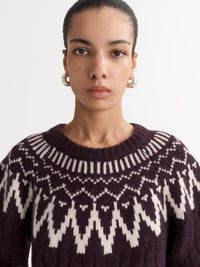 Fair Isle Cable Knit