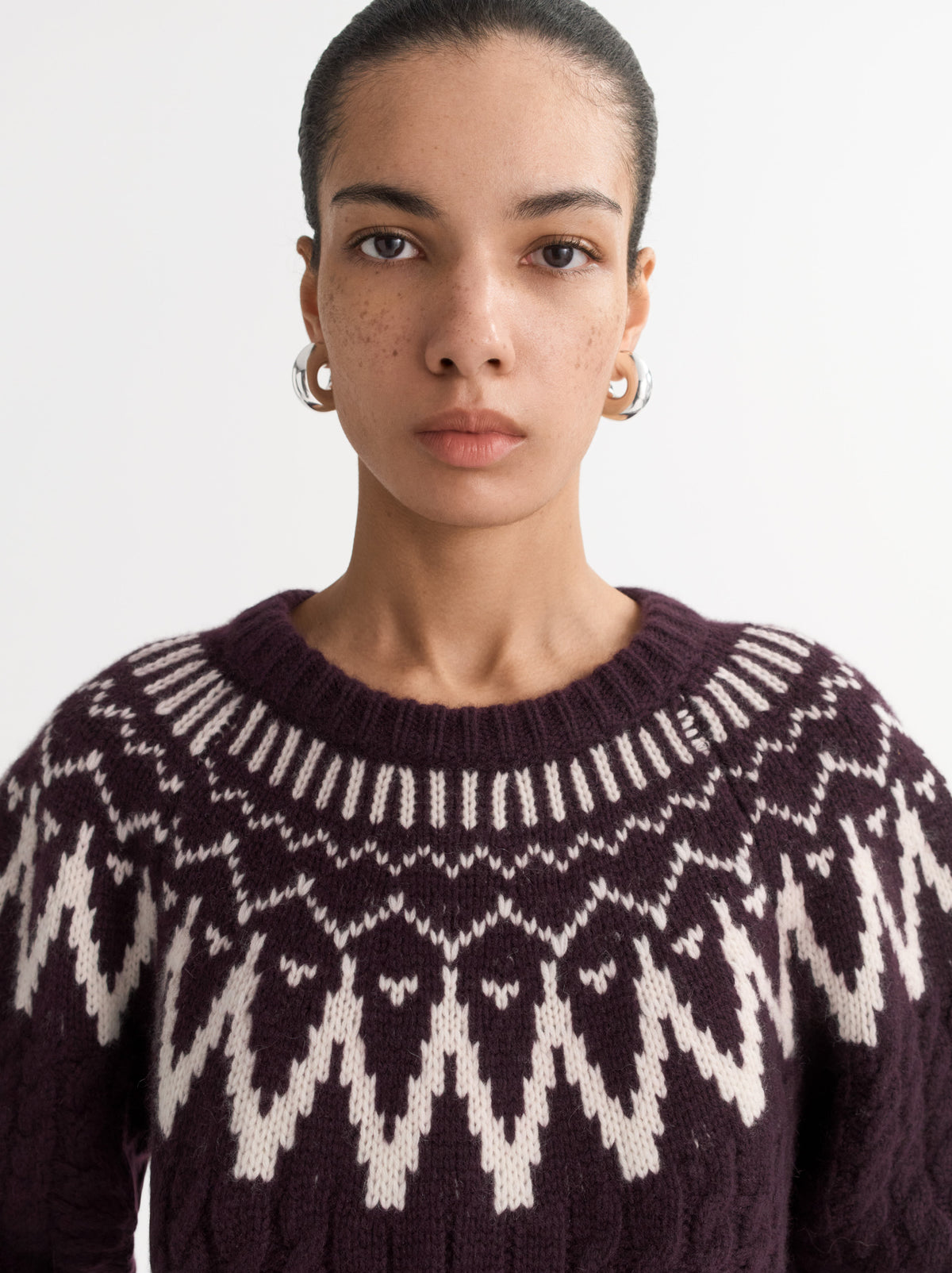 Fair Isle Cable Knit