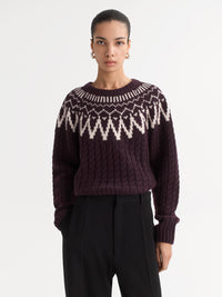 Fair Isle Cable Knit