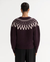 Fair Isle Cable Knit