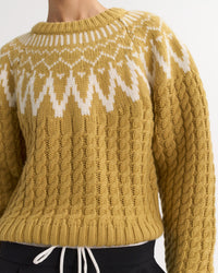 Fair Isle Cable Knit