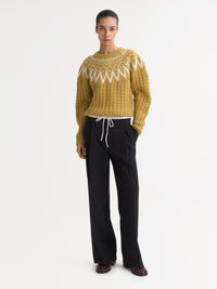Fair Isle Cable Knit