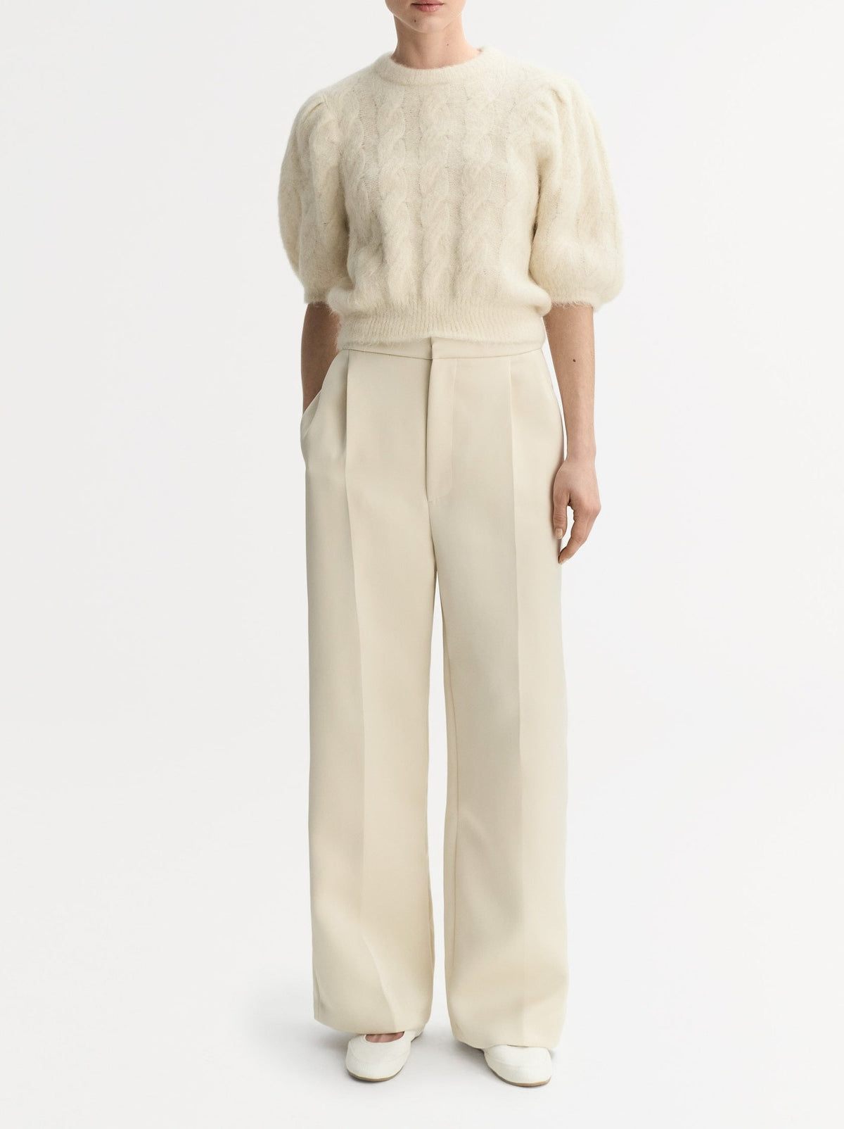Alpaca top - White