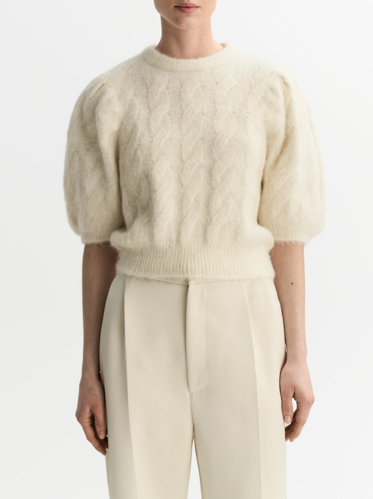 Alpaca top - White