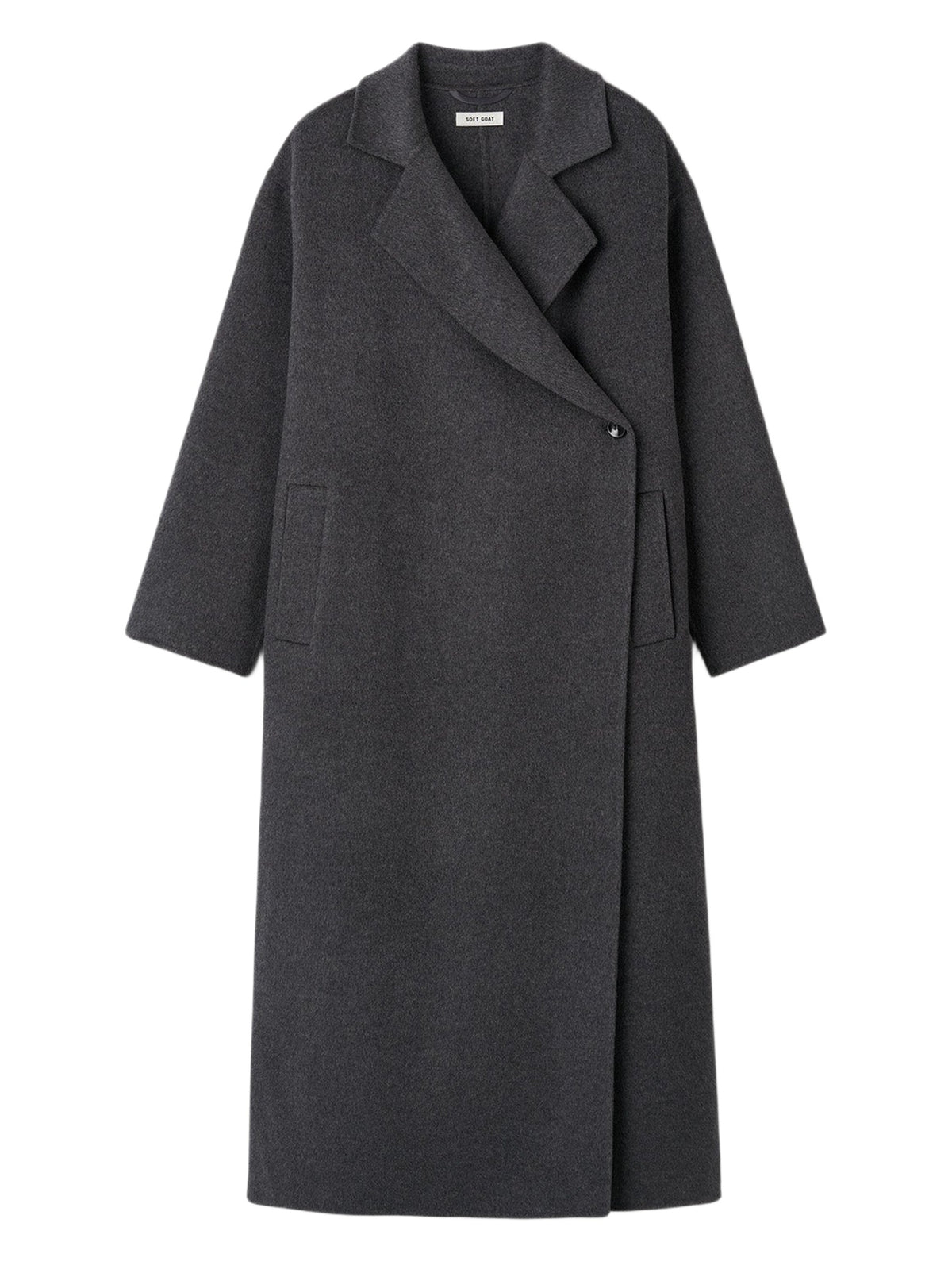 Oversized woollen coat - Grey