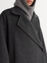 Oversized woollen coat - Grey