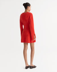 Brushed Mini Dress