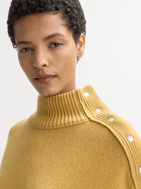 Button Turtleneck