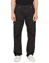 Pantalon droit cargo - Noir
