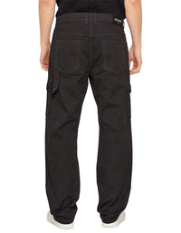 Pantalon droit cargo - Noir