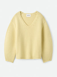 Puff Sleeve V-neck