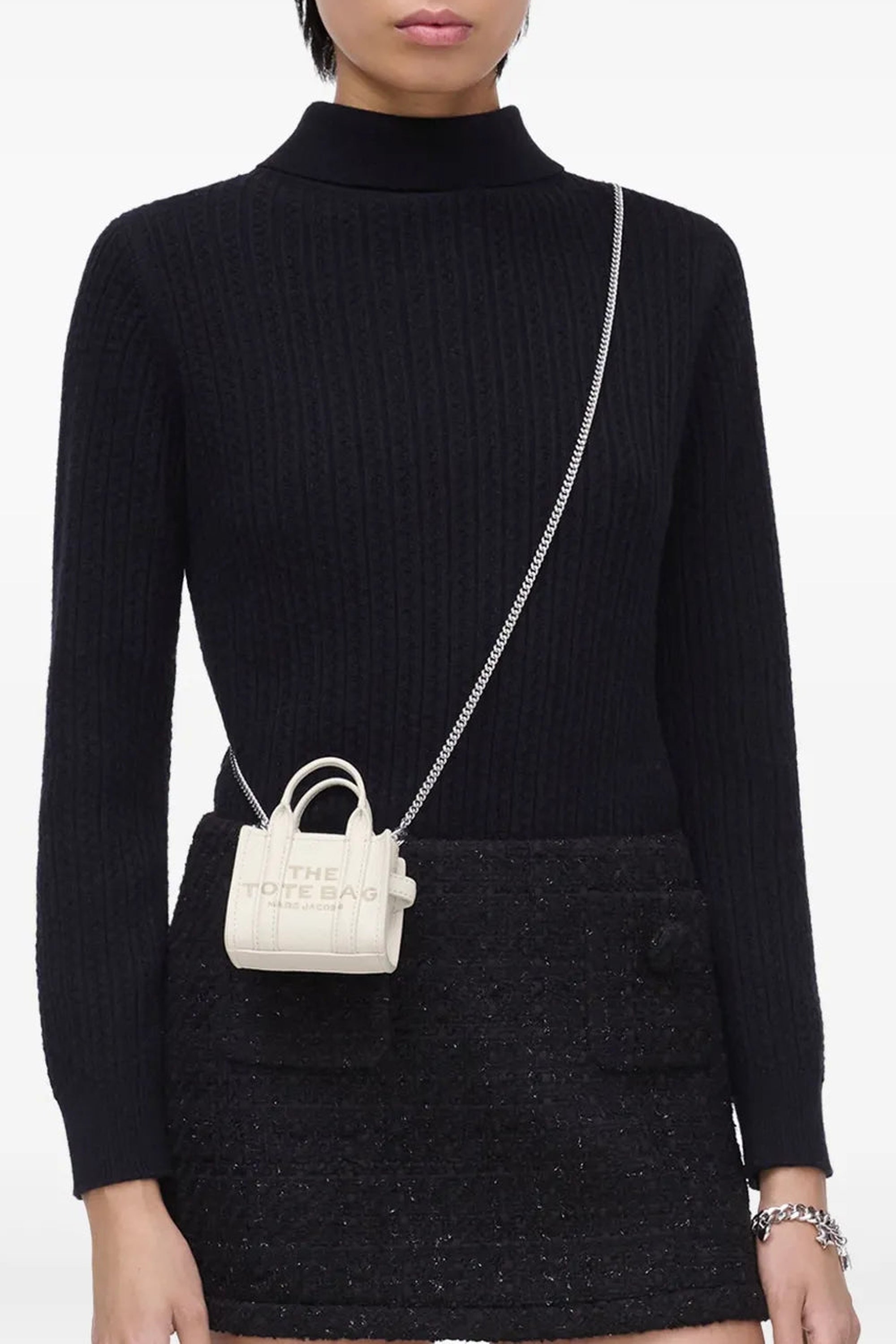 Mini sac The Nano Tote à bandouilière en cuir - Cotton