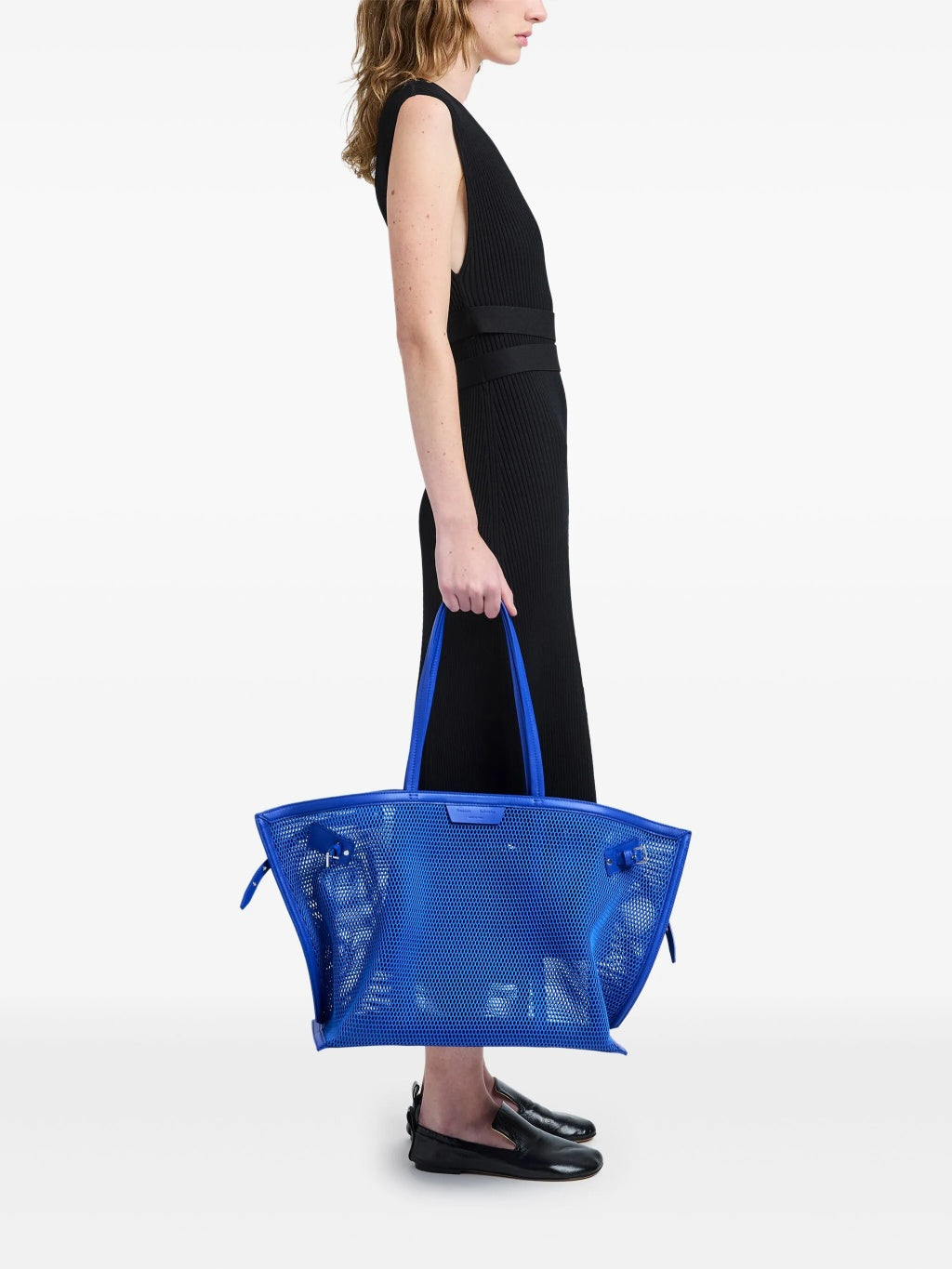 Grand sac ajouté à boucles - Cobalt