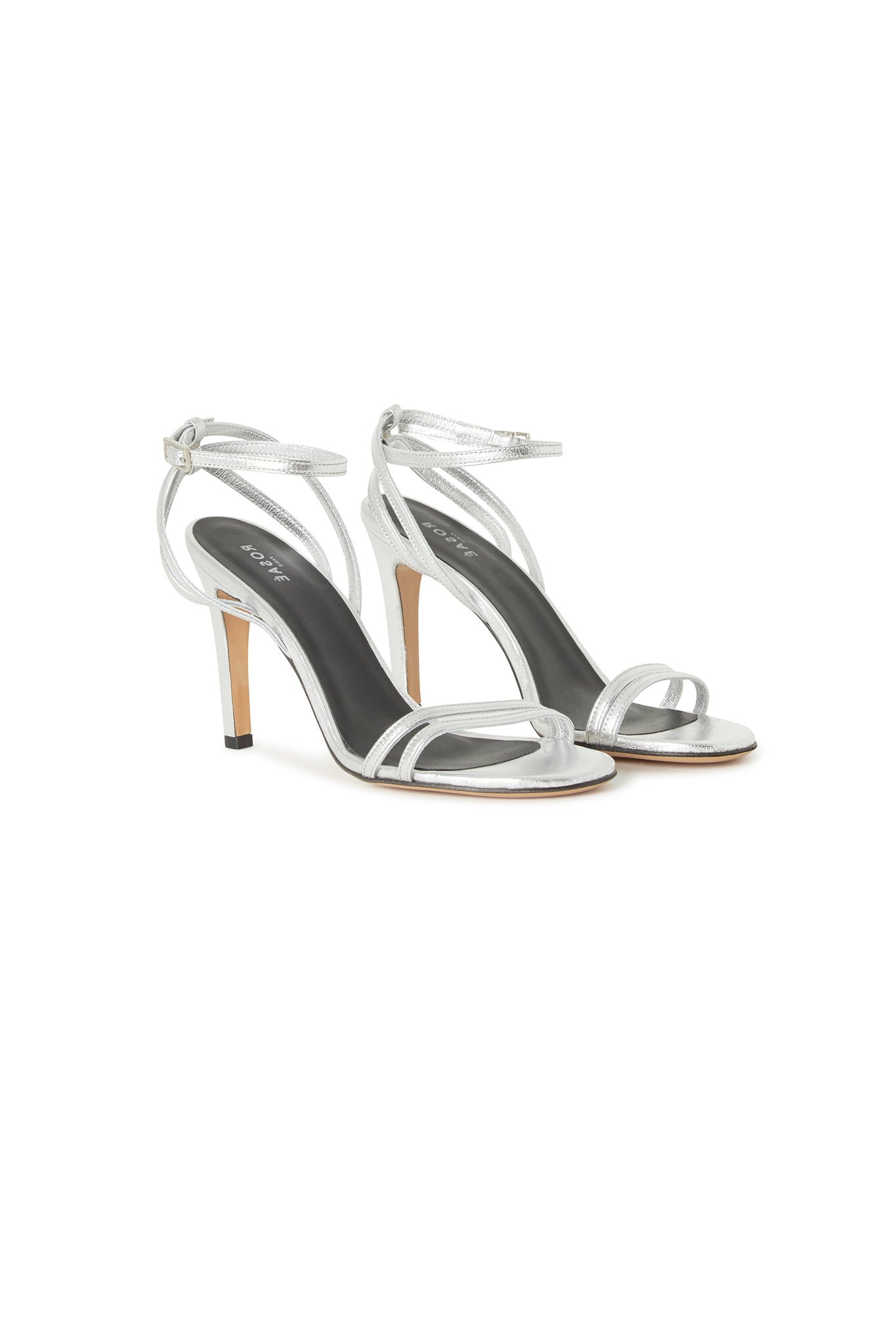 Sandales Les Izaac en cuir 90 - Argent