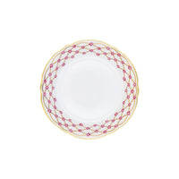 Assiette à dessert Elisabeth en porcelaine - Or