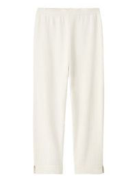 Pantalon capri en soie mélangé - Blanc