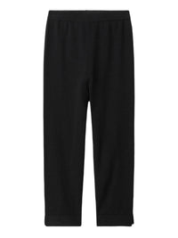 Pantalon capri en soie mélangé - Noir
