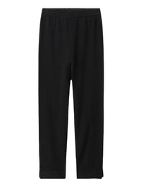 Pantalon capri en soie mélangé - Noir