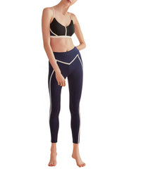 Legging Corset - Navy & Ivory
