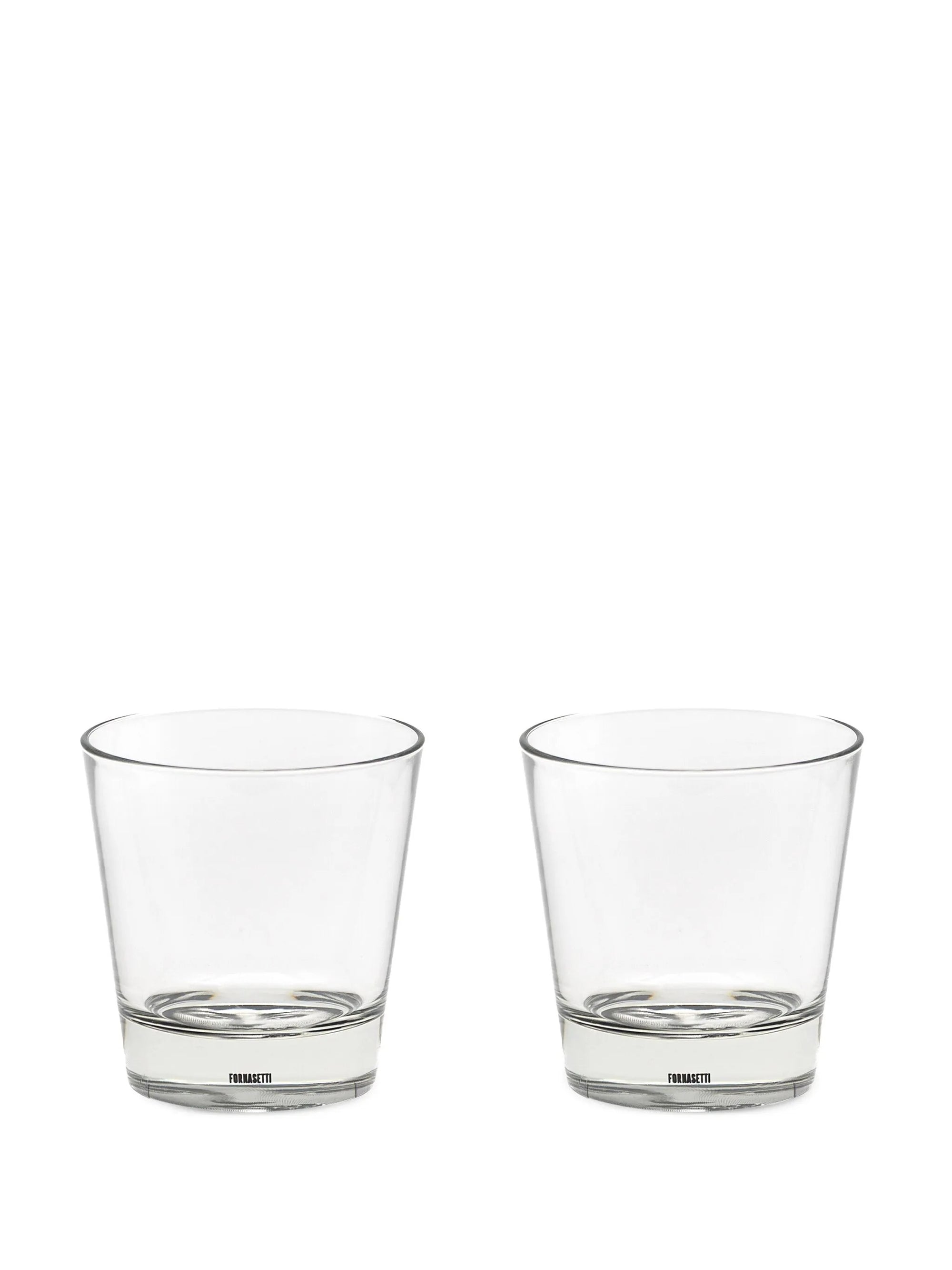 Set of 2 Tema e Variazioni glasses n°137 - Black & White
