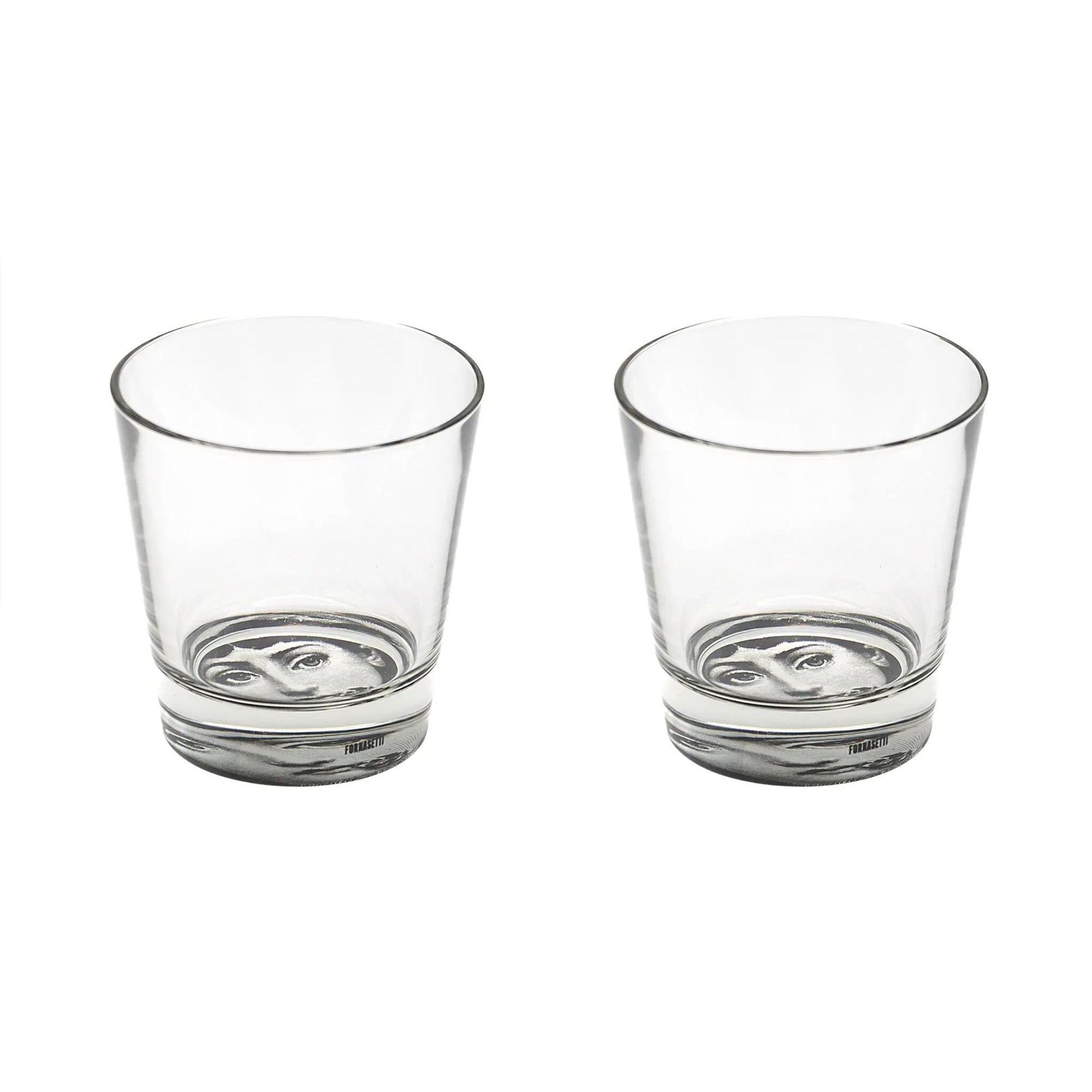Set of 2 Tema e Variazioni glasses n°137 - Black & White